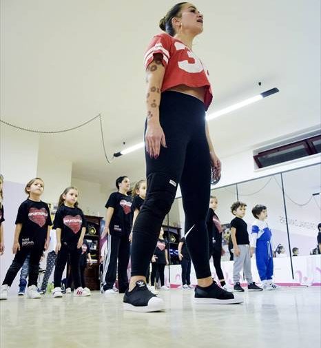 Cinzia Ceglie presso la scuola di danza Inpuntadipiedi