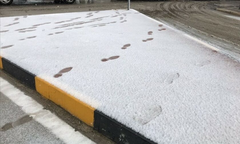 Primi fiocchi di neve - febbraio 2018