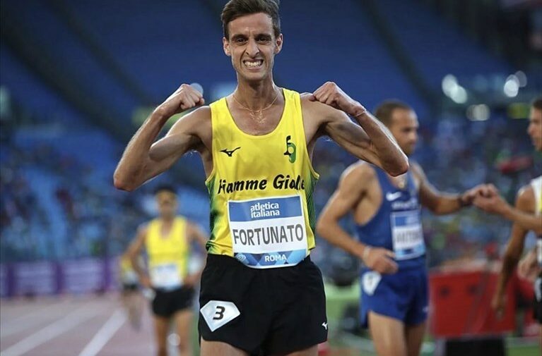 Francesco Fortunato medaglia d’oro nei 3000m ai Golden Gala di Roma