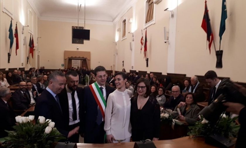 Convolano a nozze Giuseppe D'Ambrosio e Mariangela Laneve