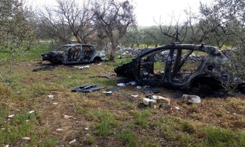 Ancora ritrovamenti di auto cannibalizzate e incendiate tra Andria e Corato