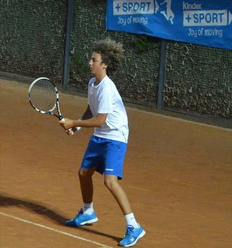 Umberto Marmo alle finali nazionali dei campionati studenteschi di Tennis