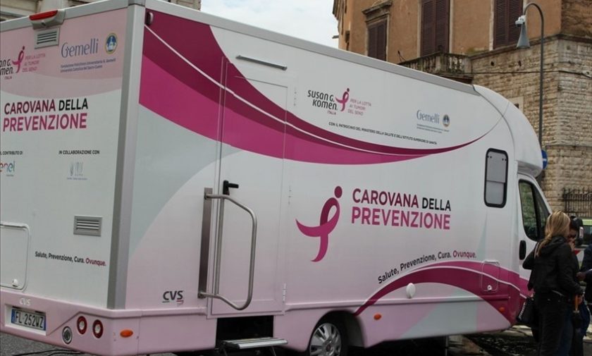 La "Carovana della prevenzione" oggi in piazza Catuma