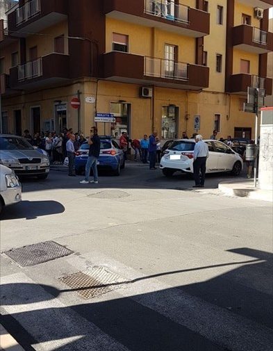 incidente in via Bari