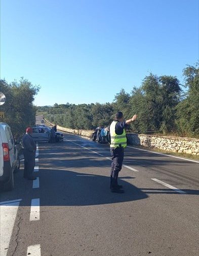 Incidente sull'Andria-Castel del Monte: auto contro trattore